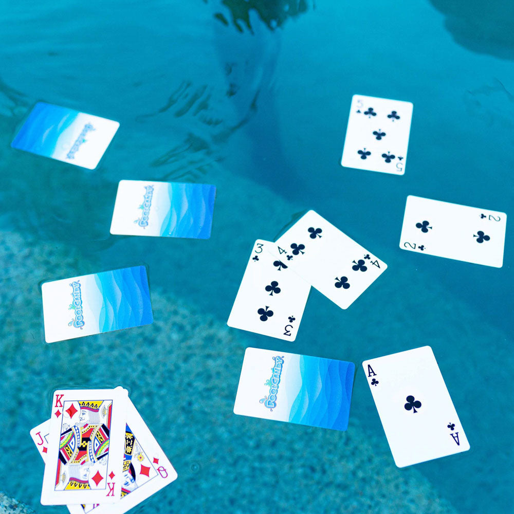 Inflatable Floating Game Table and Waterproof Playing Cards