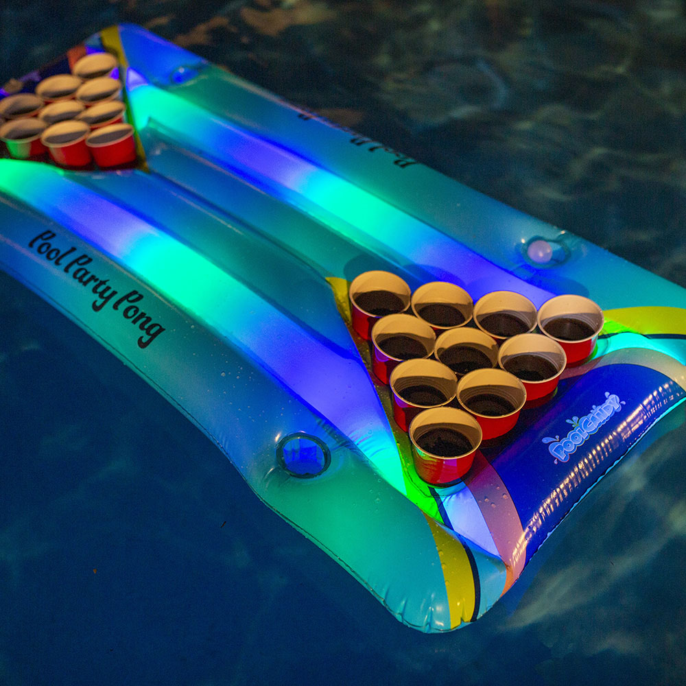 Illuminated LED Pool Party Pong