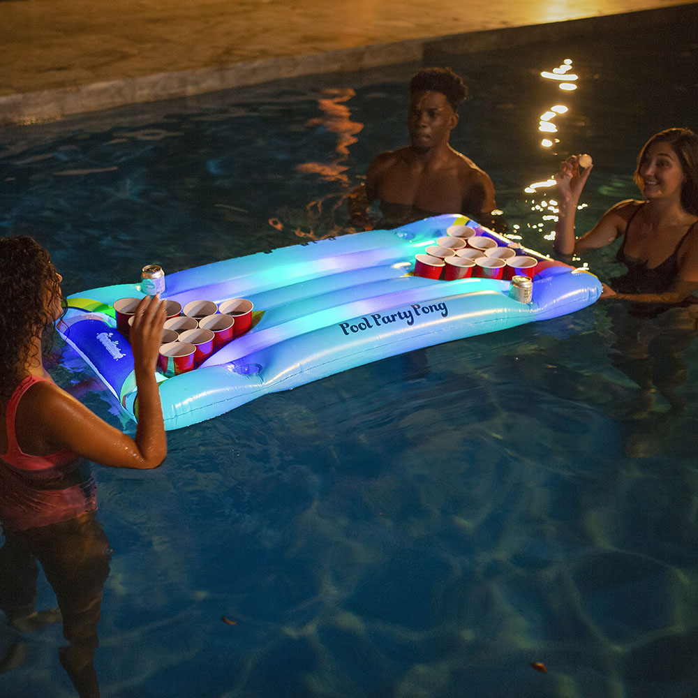 Illuminated LED Pool Party Pong