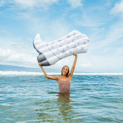 54" Personal Pool Island Cowgirl Boot - White