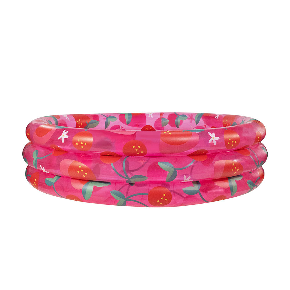 Inflatable Sunning Pool - 60 x 60 x 15 - Strawberries & Cherries