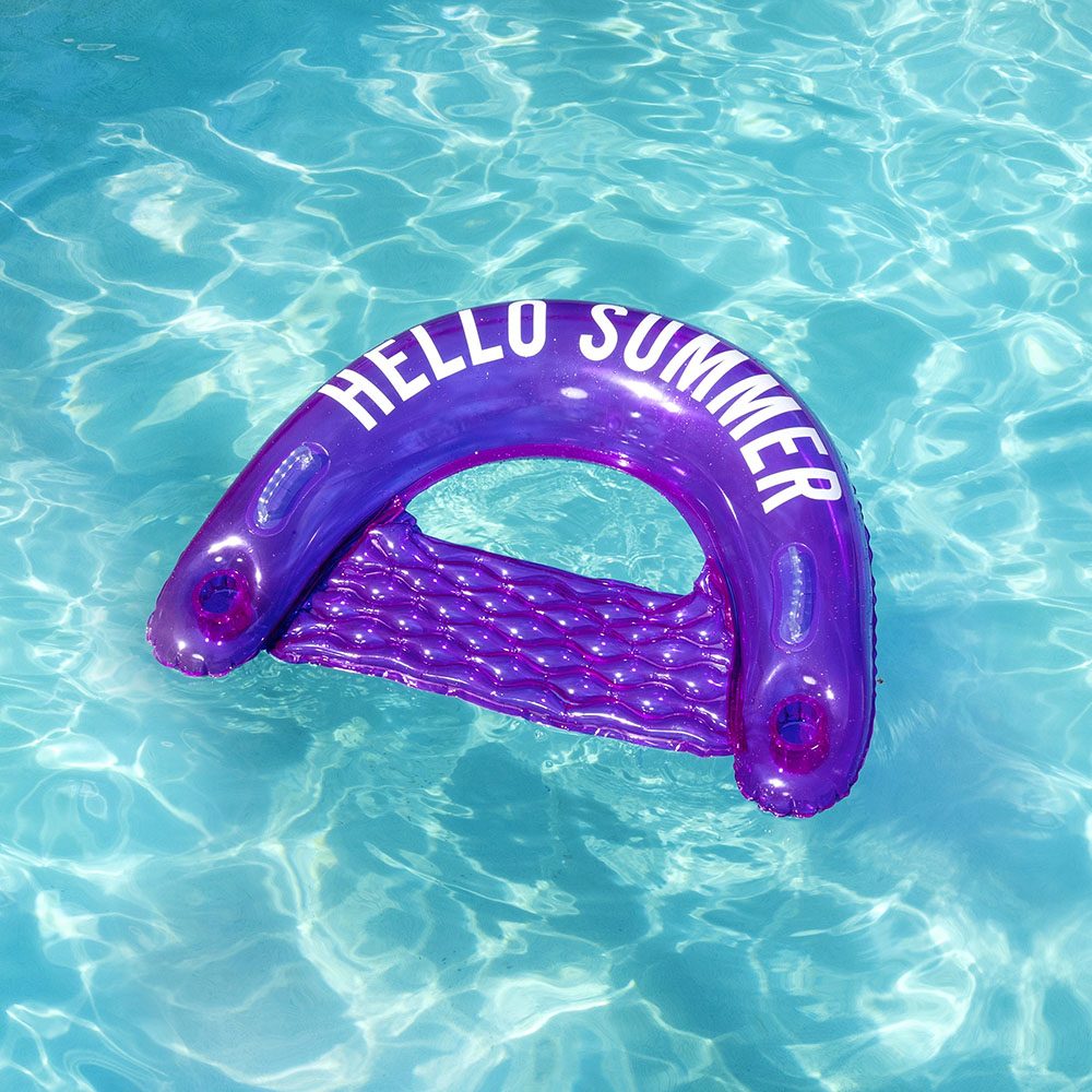 Large Sun Chair - Grape Soda - "Hello Summer"