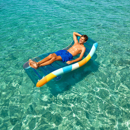 Inflatable Pool Chaise Lounger - Good Vibes