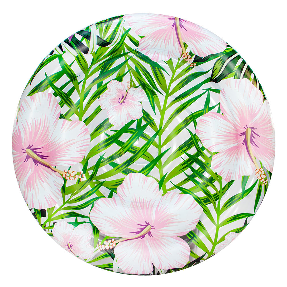 Giant Island 60" - Tropical Hibiscus Flowers