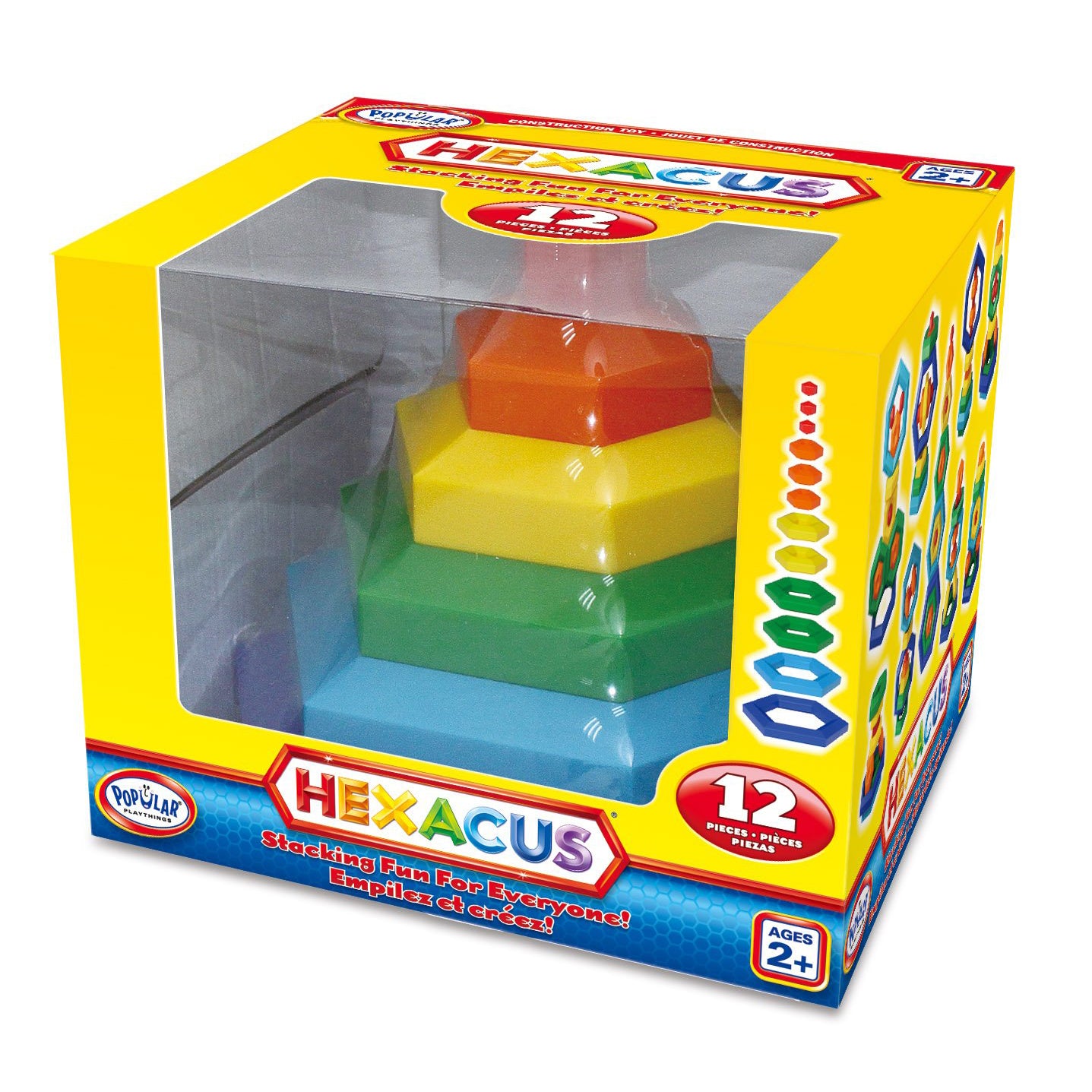 Popular Playthings Hexacus Stacking Game