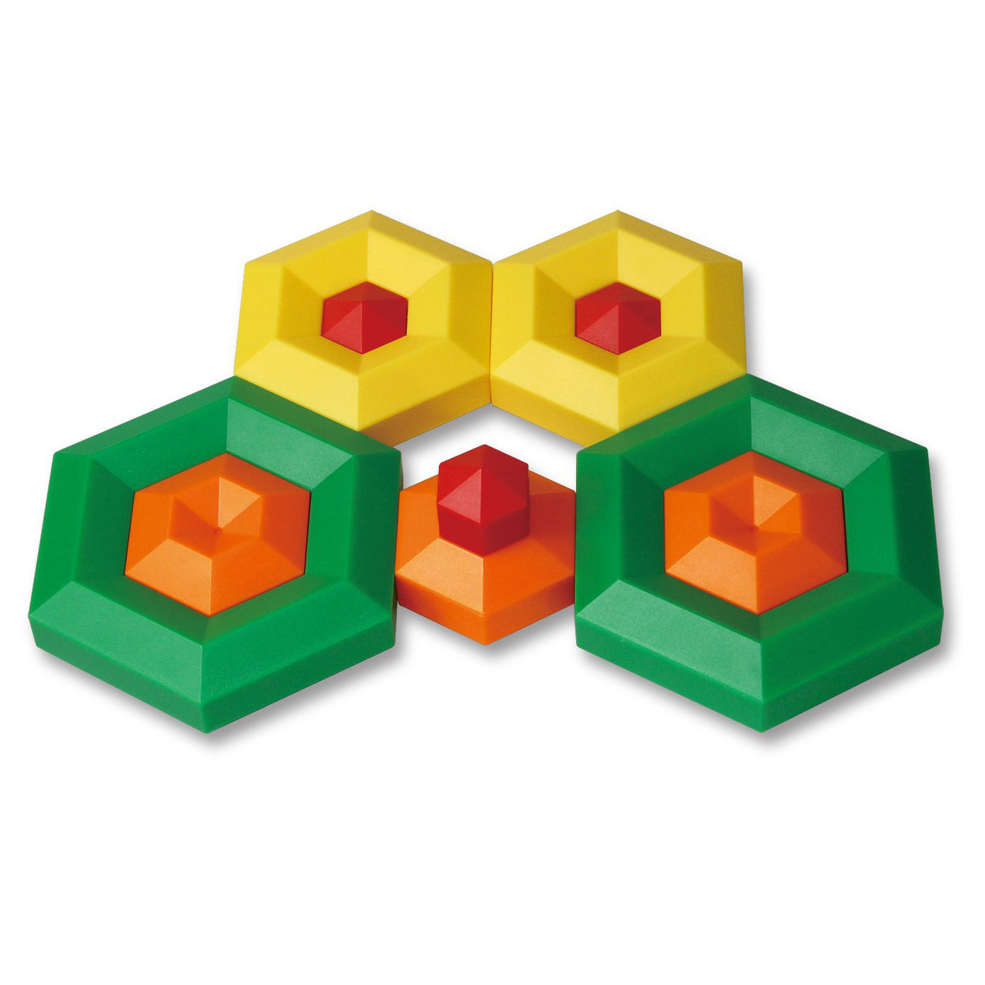 Popular Playthings Hexacus Stacking Game