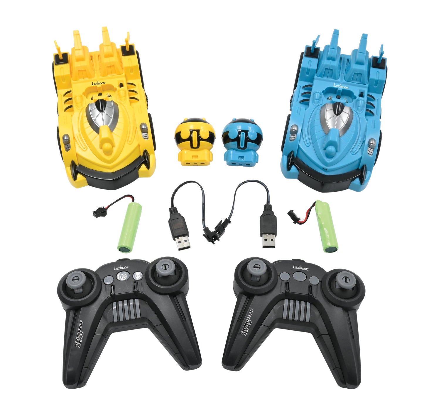 LEXIBOOK Crosslander Bumper Radio-Controlled Cars with Removable Figures