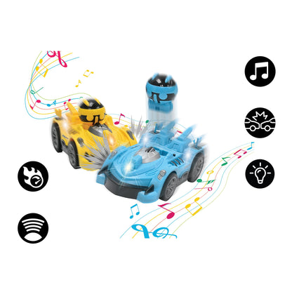 LEXIBOOK Crosslander Bumper Radio-Controlled Cars with Removable Figures