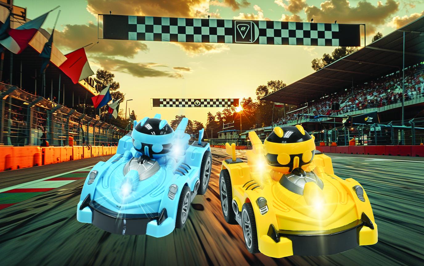 LEXIBOOK Crosslander Bumper Radio-Controlled Cars with Removable Figures