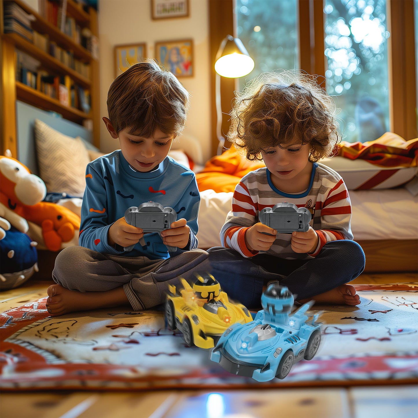 LEXIBOOK Crosslander Bumper Radio-Controlled Cars with Removable Figures