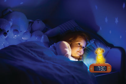 Simba Night light Alarm Clock with sounds