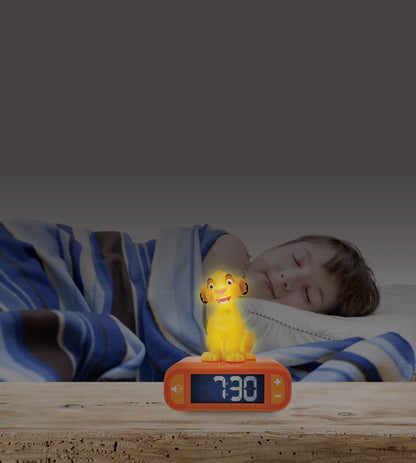 Simba Night light Alarm Clock with sounds