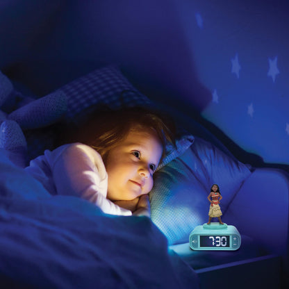 Lexibook Disney Vaiana Night Light Alarm Clock - Moana Themed