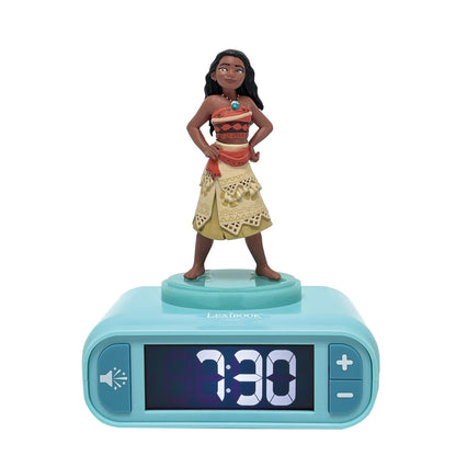 Lexibook Disney Vaiana Night Light Alarm Clock - Moana Themed