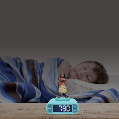 Lexibook Disney Vaiana Night Light Alarm Clock - Moana Themed