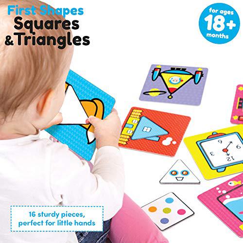 Banana Panda Shapes Squares & Triangles 8pc Puzzle Set
