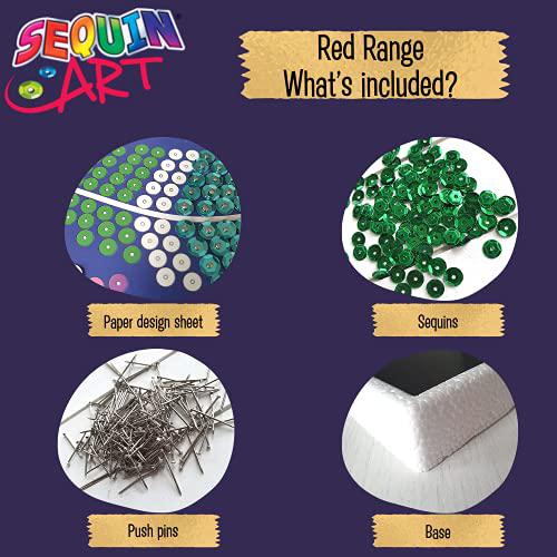 Sequin Art Red Range Mia Mermaid Sparkly Craft Kit - Multicolor