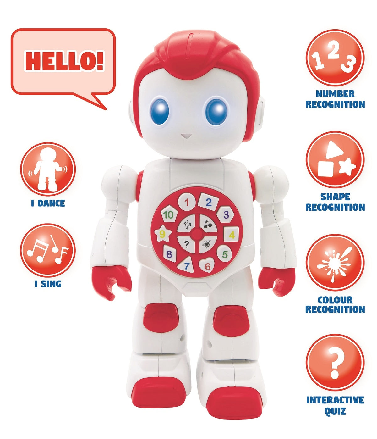 Lexibook POWERMAN Interactive Talking Robot - Educational Learning Toy for Kids