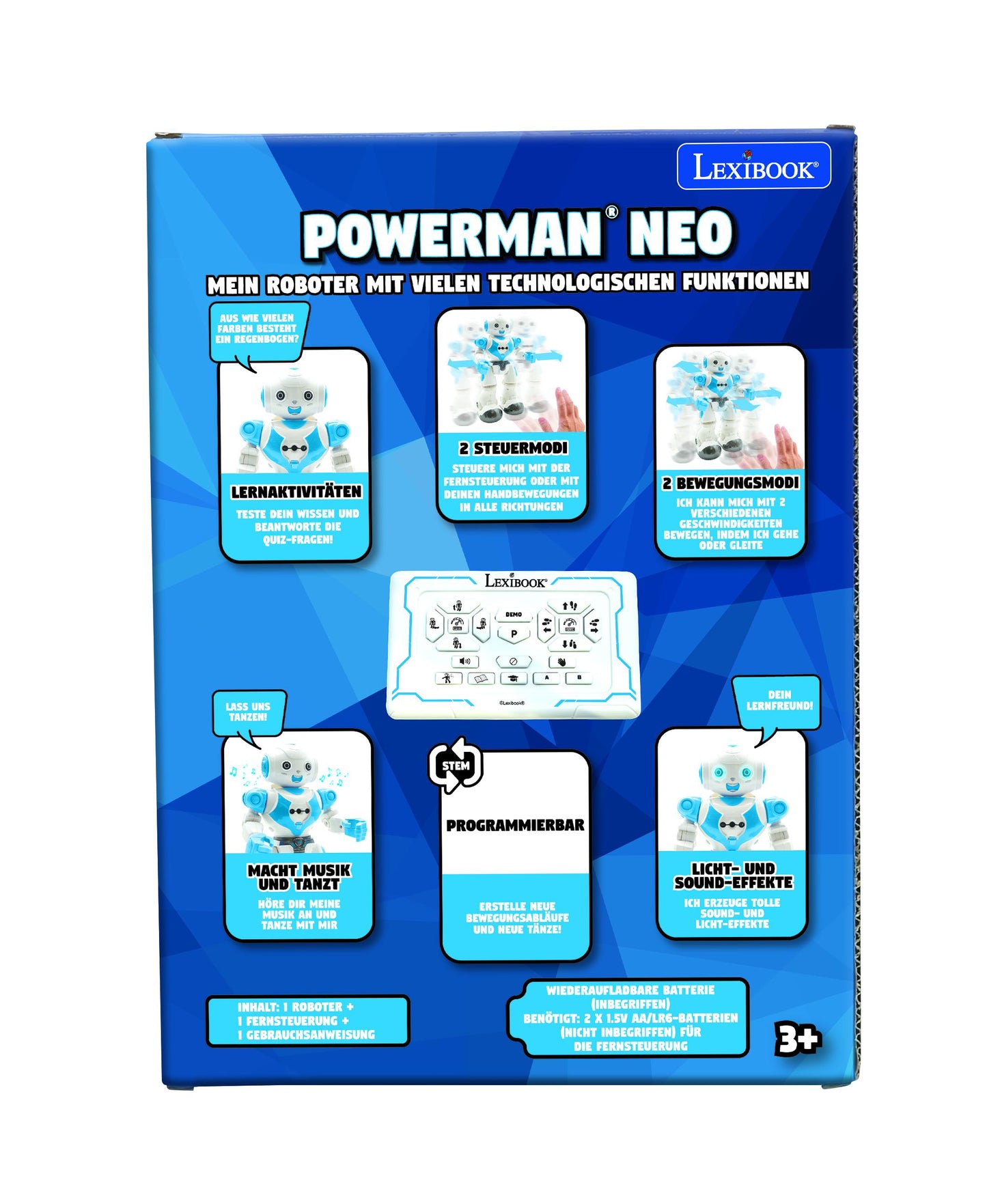 LEXIBOOK Powerman Neo Interactive Programmable Robot