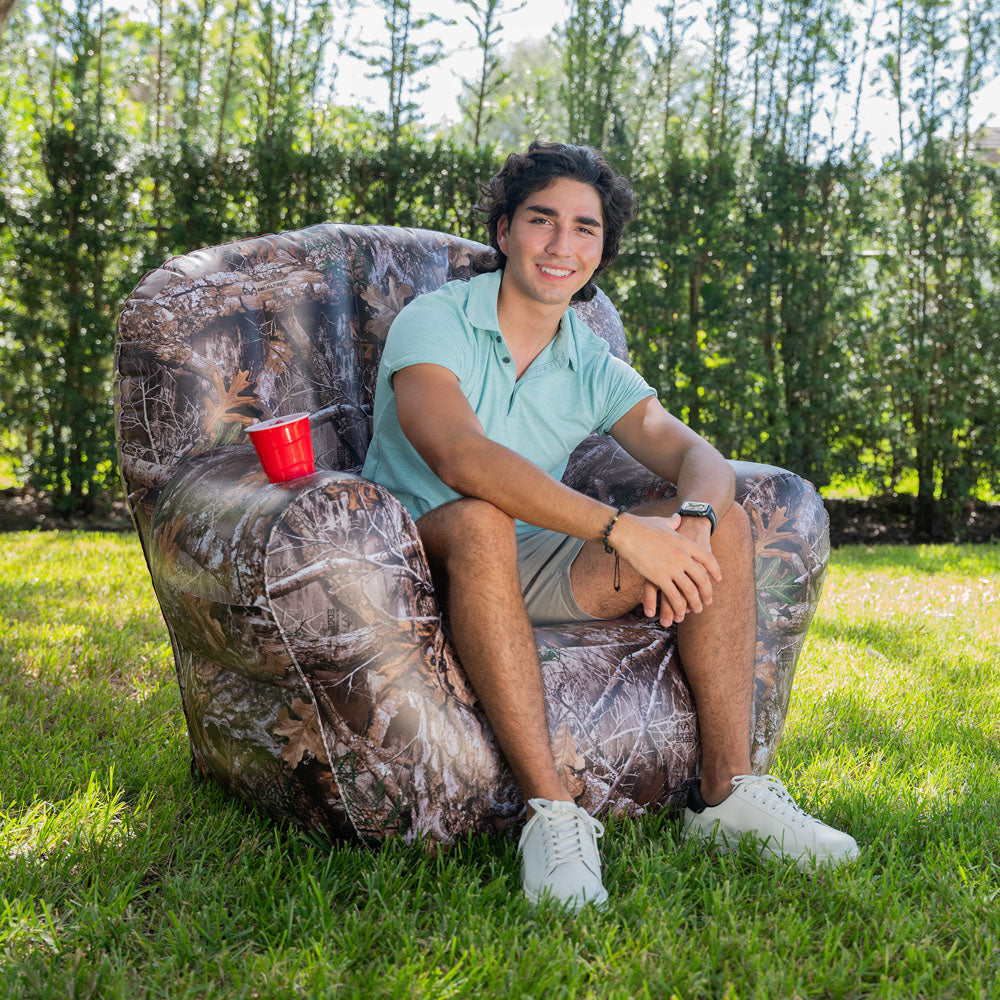 Realtree Inflatable Classic Arm Chair