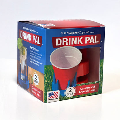 Zoya Drink Pal Coaster Set of 4 - Vibrant Table Protectors