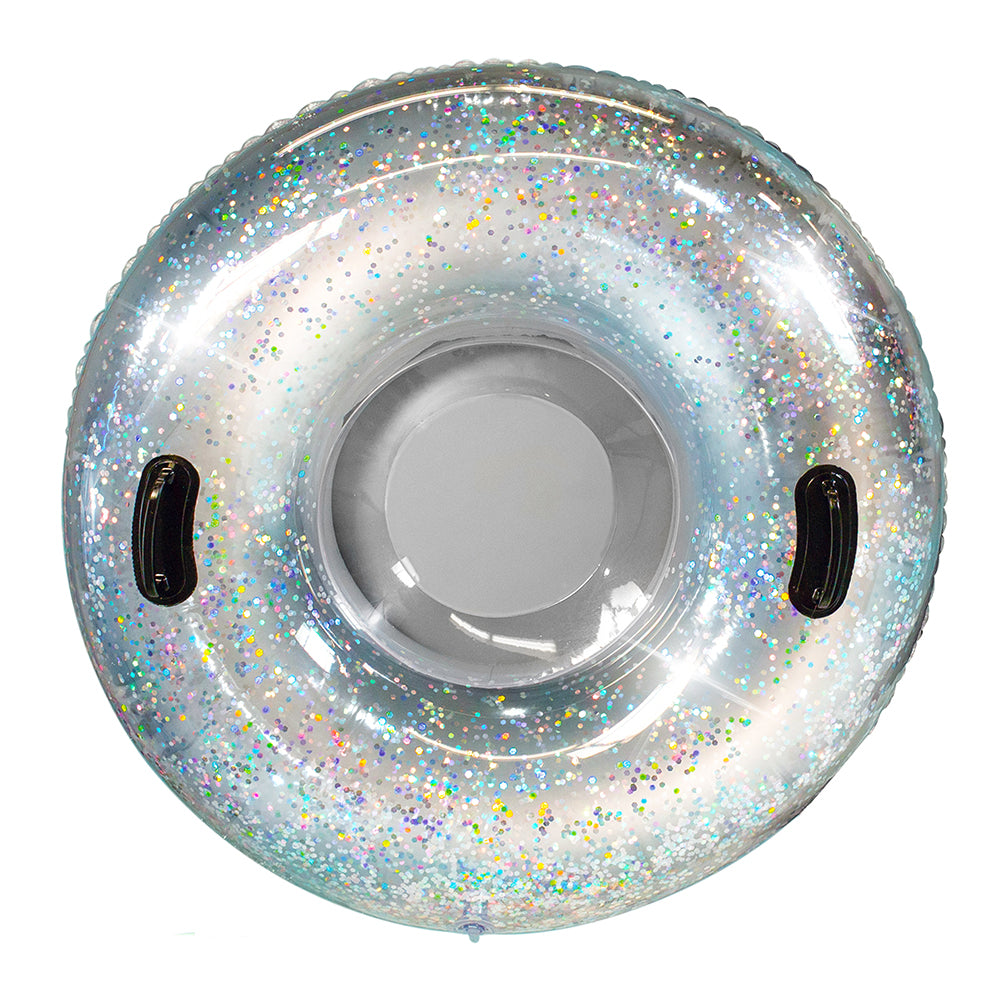 Glitter Snow Tube 42" - Silver Glitter