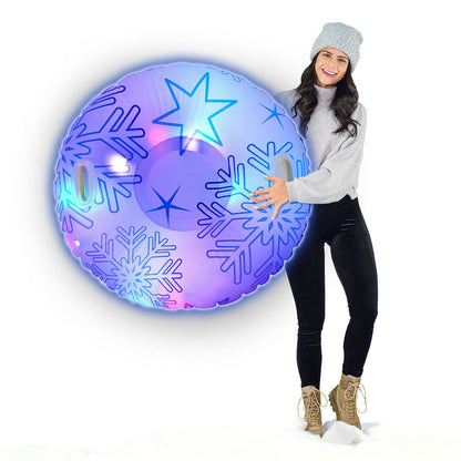 LED Snowflakes Snow Tube - 46"