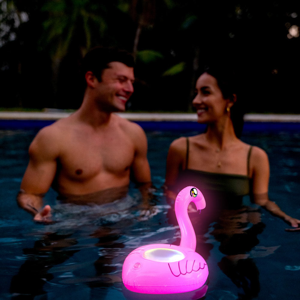 Floating Flamingo LED Speaker with Bluetooth
