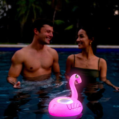 Floating Flamingo LED Speaker with Bluetooth