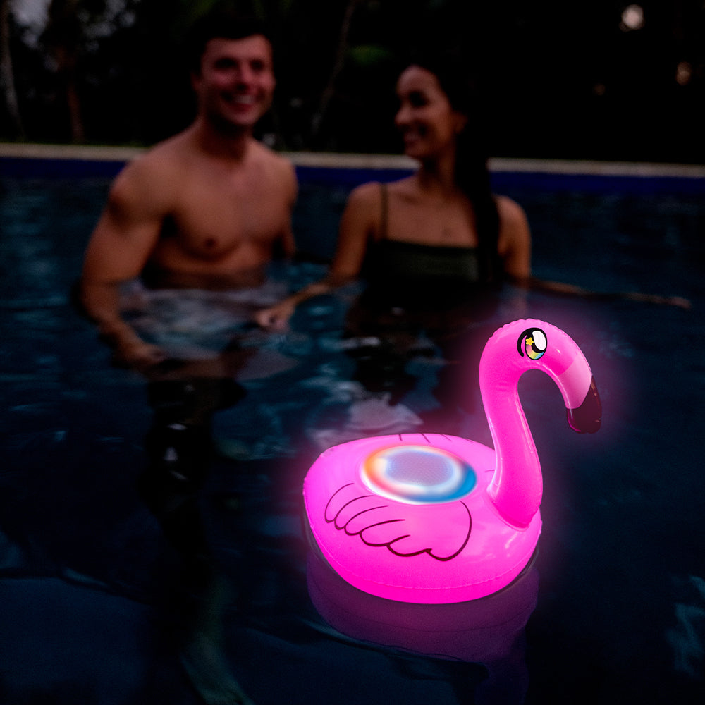 Floating Flamingo LED Speaker with Bluetooth