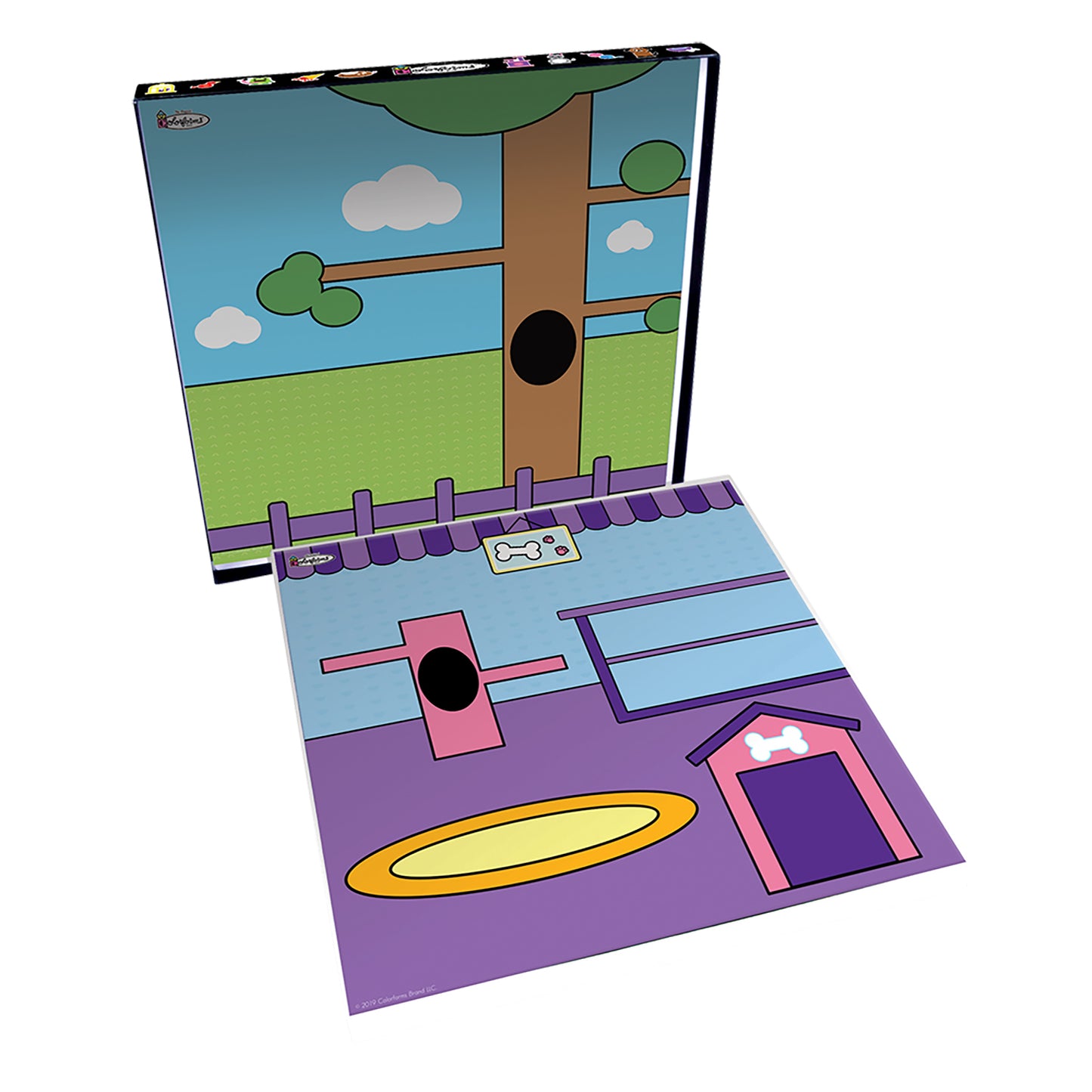 Colorforms Pets Picture Playset - Interactive Sticker Board