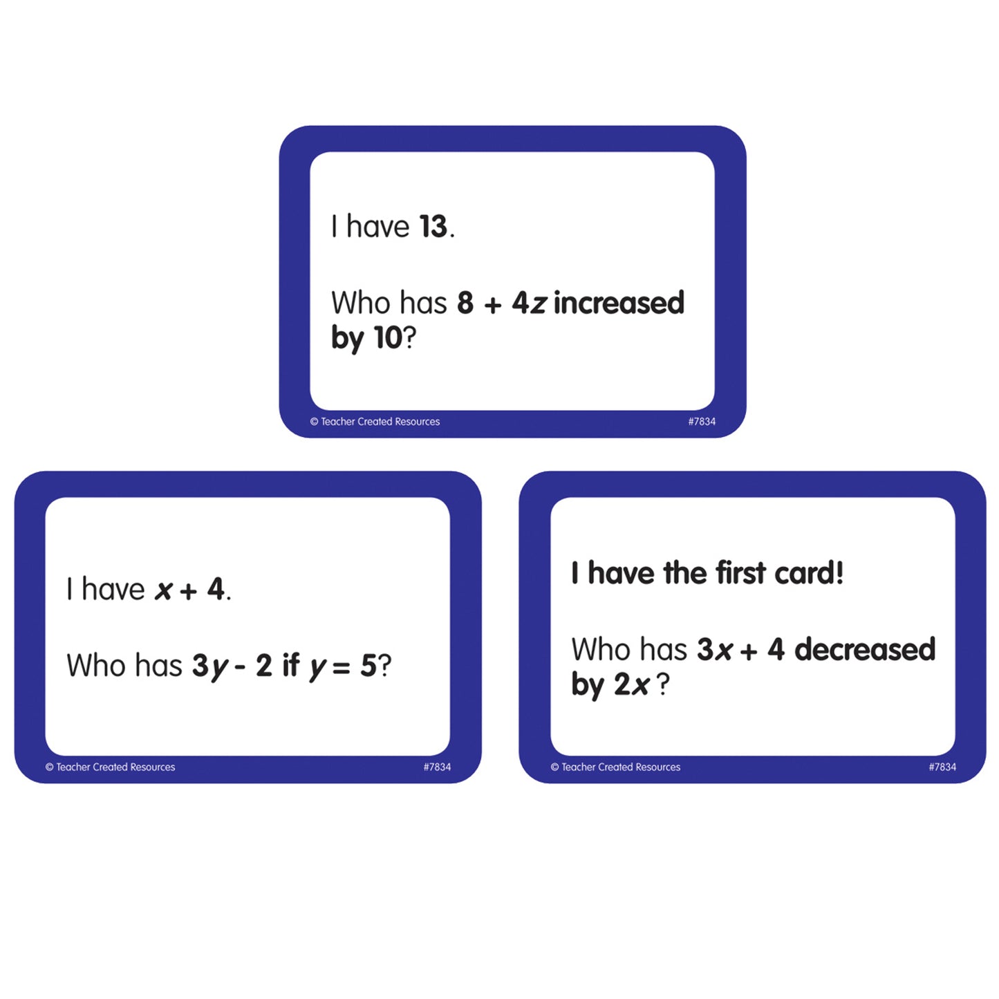Teacher Created Resources® I Have, Who Has Math Game, Grade 5-6