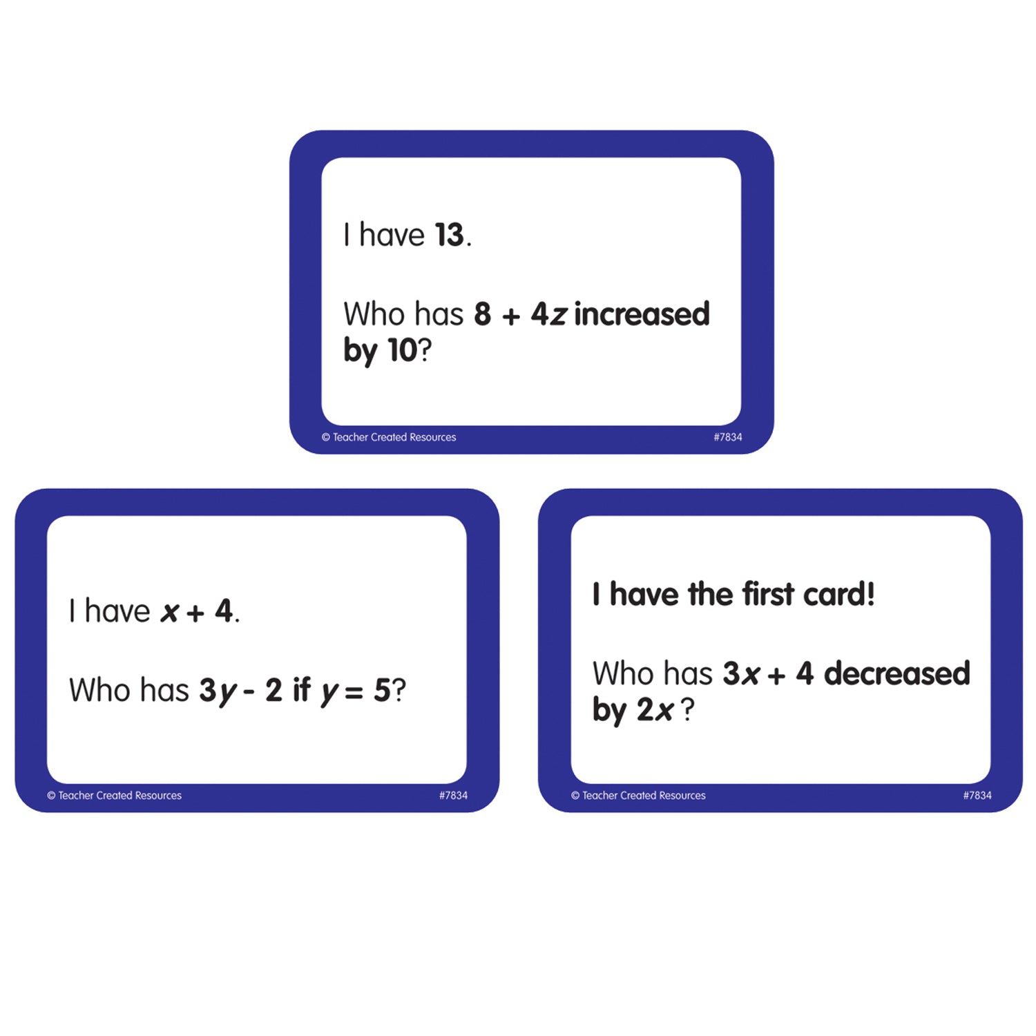 Teacher Created Resources® I Have, Who Has Math Game, Grade 5-6