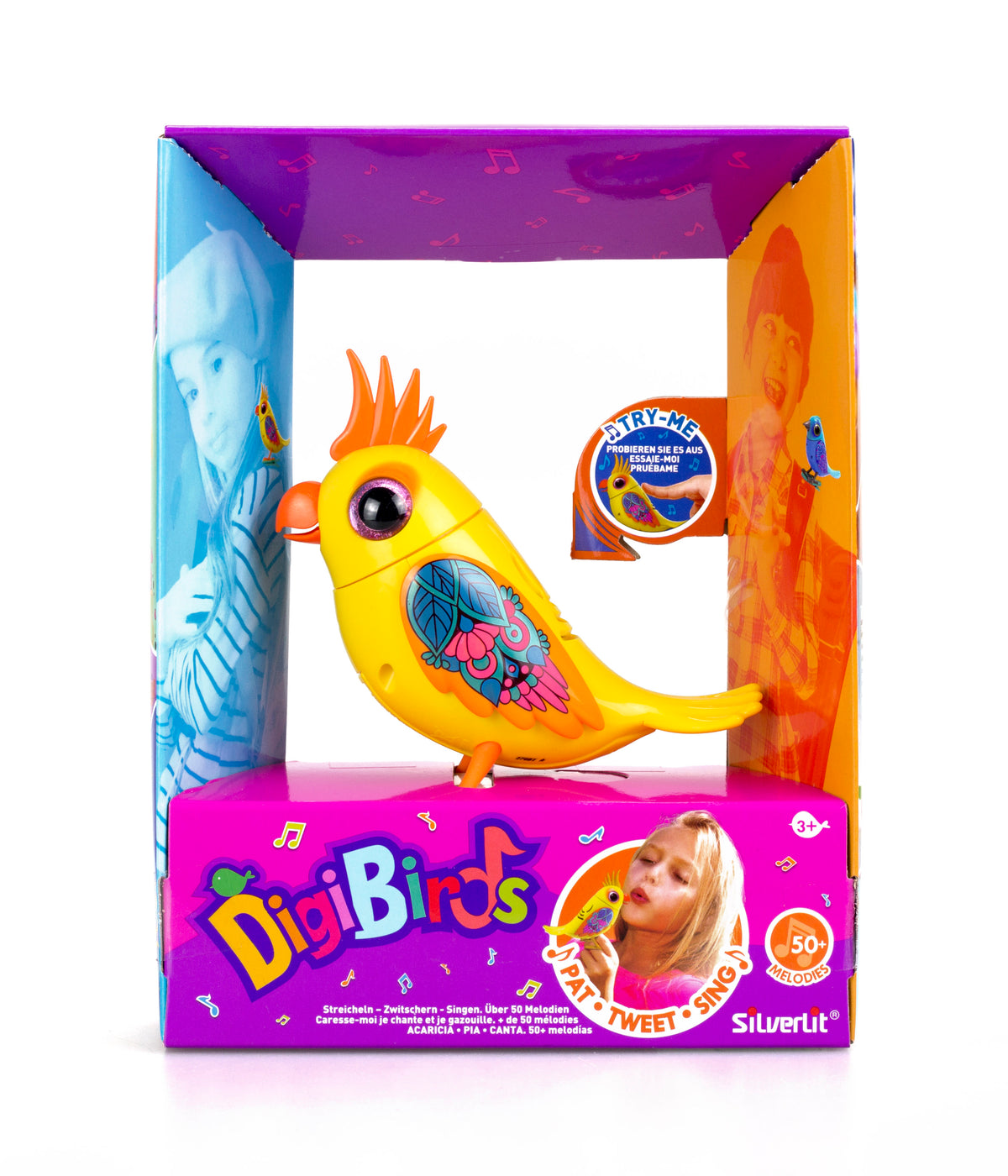 DIGIBIRDS II Interactive Single Cockatoo - Yellow – Toys