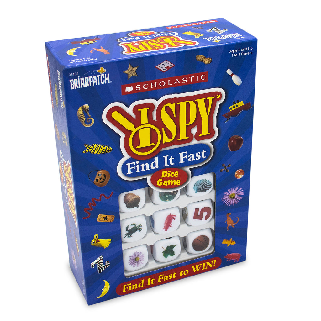 Briarpatch Scholastic I SPY Find It Fast Dice Game – Toys