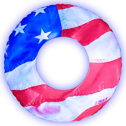 Stars & Stripes 42" LED Jumbo Beach & Pool Tube