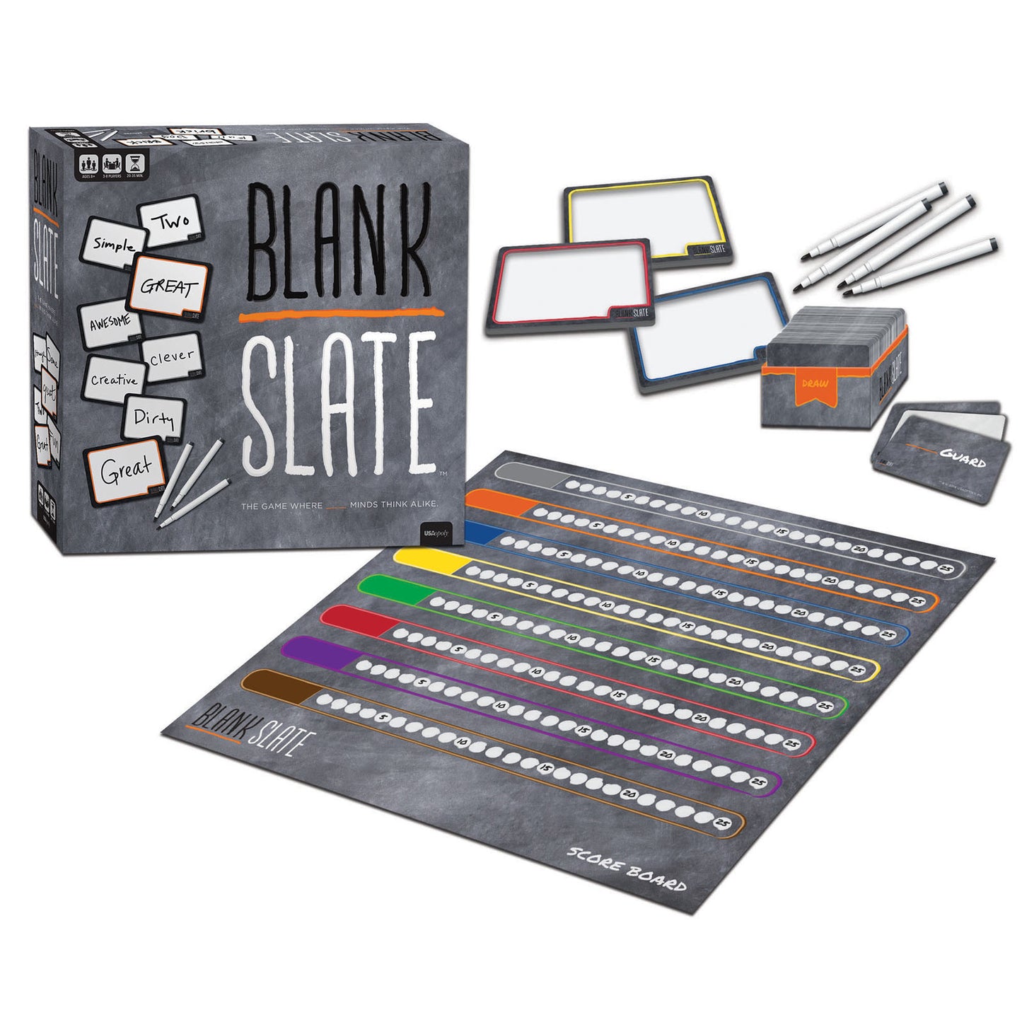 USAopoly Blank Slate Family Board Game
