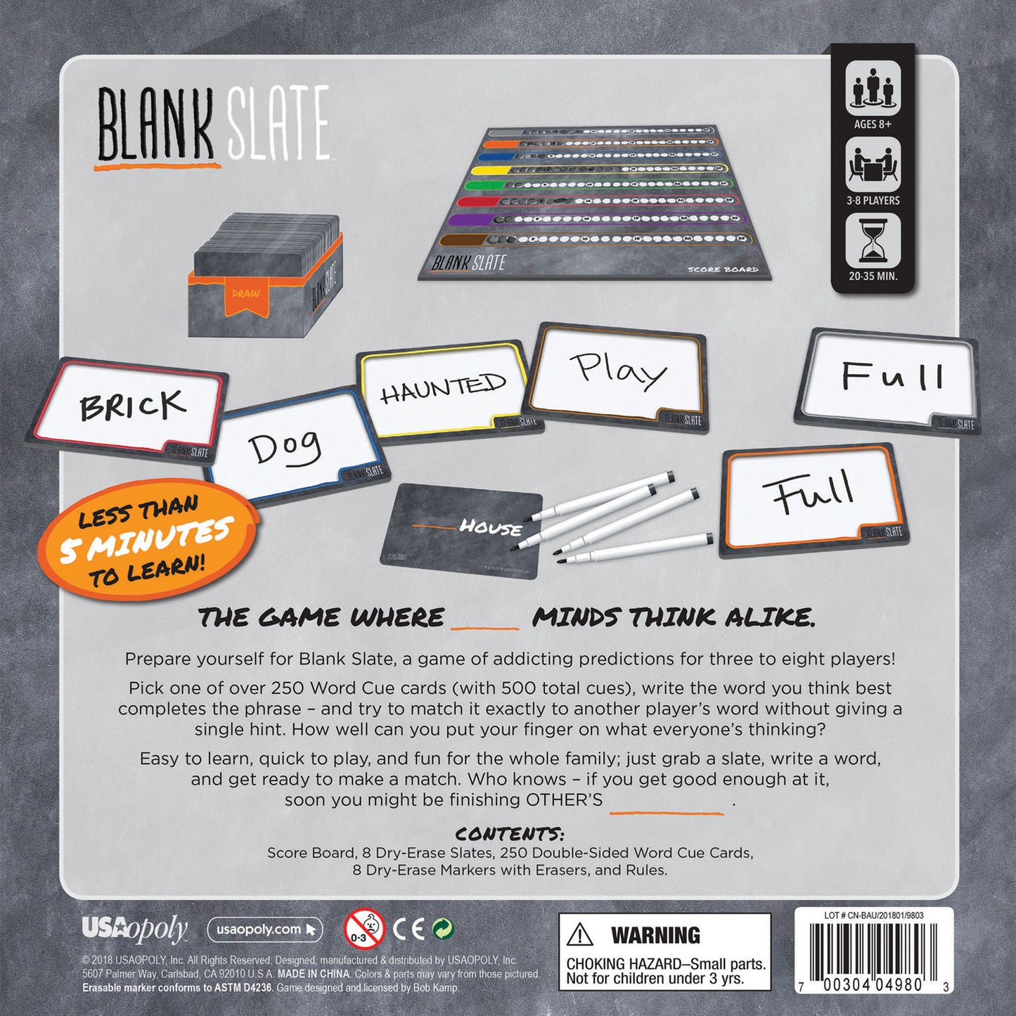 USAopoly Blank Slate Family Board Game
