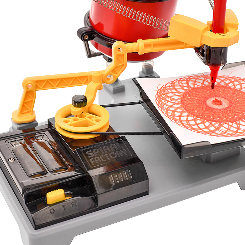 PlaySTEAM Arts Robot Spiral Factory - Creative Conveyor Art Kit