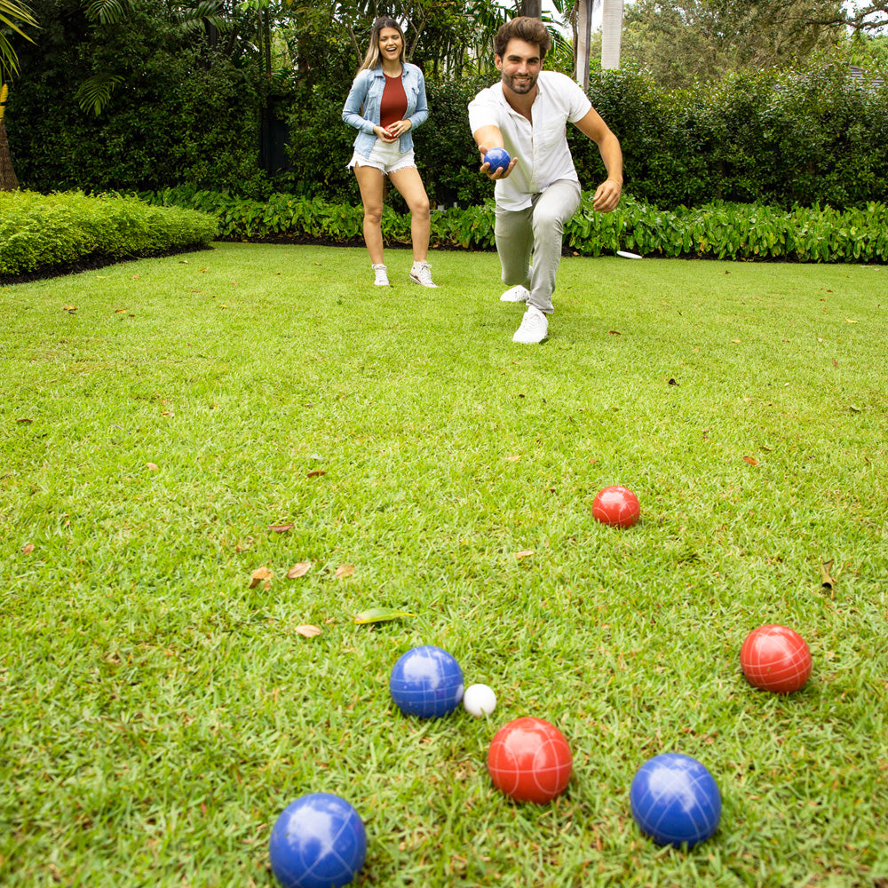 YardCandy Deluxe Bocce Set with Storage Bag