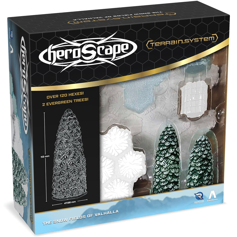 Renegade Games Heroscape Snow Fields of Valhalla Terrain Expansion Set