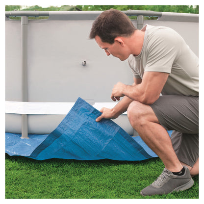 Flowclear Durable 16' x 16' Ground Cloth for Above Ground Pools