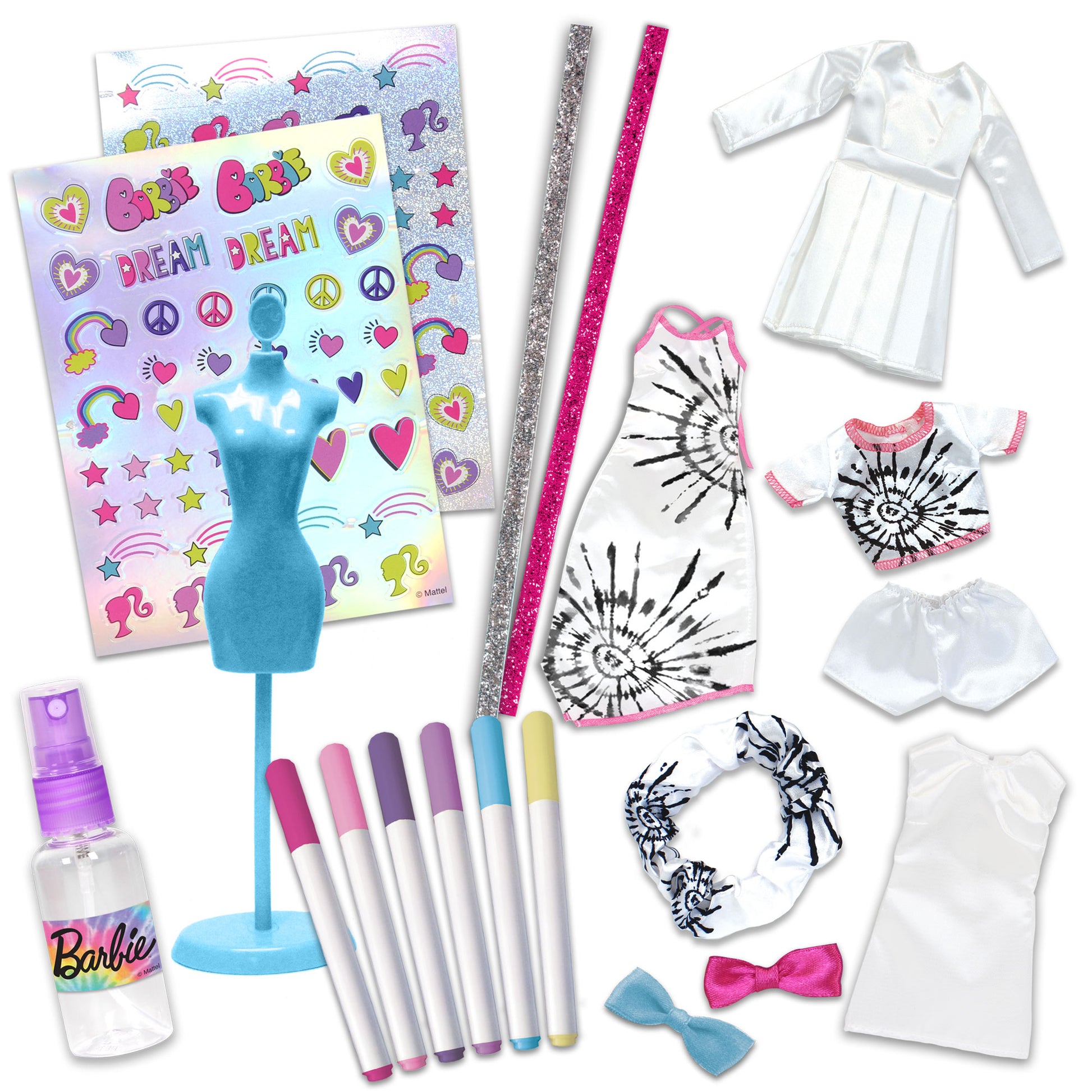 Barbie Tie-Dye Be A Real Fashion Designer Doll Clothes Designing Kit