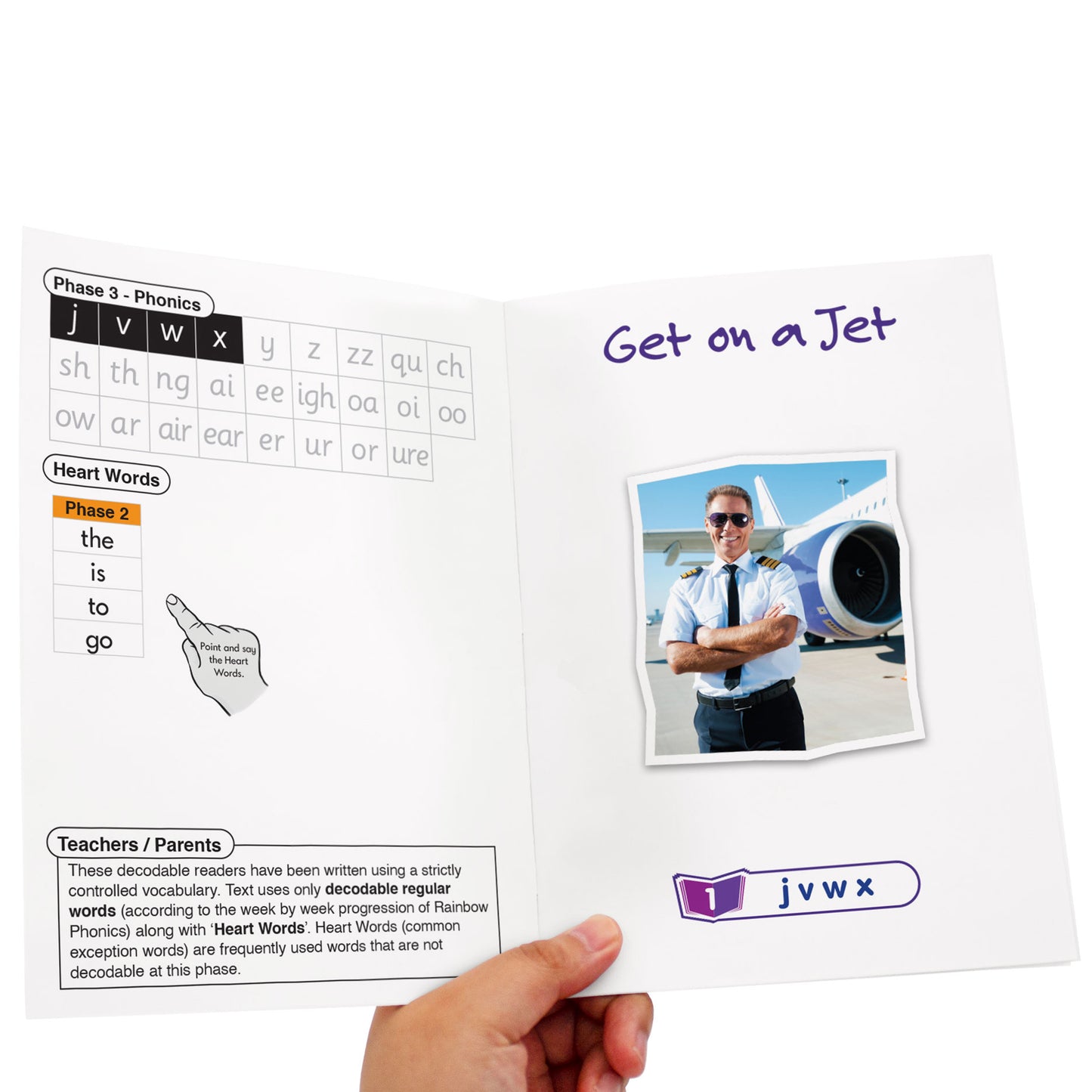 Junior Learning Rainbow Phonics 6-Book Set - Phase 3 Non-Fiction Hi-Lo Decodables