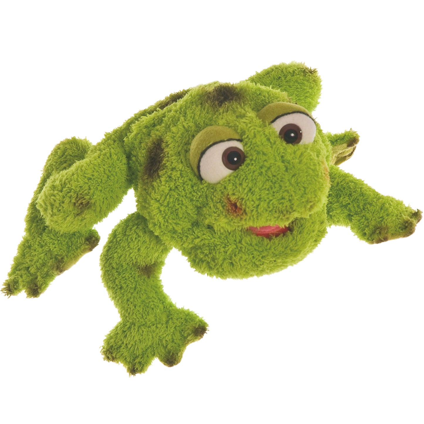 Living Puppets Dennis The Green Frog - 10" Plush Hand Puppet