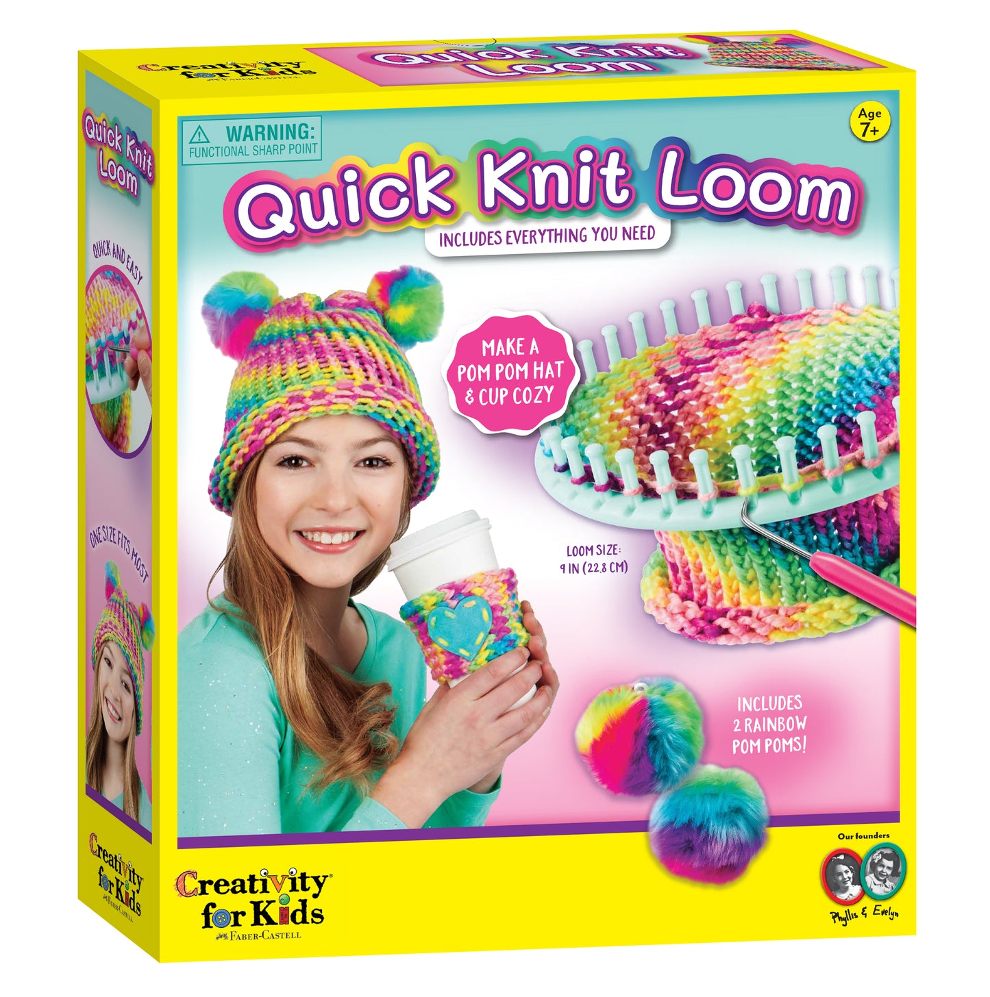 Creativity for Kids Quick Knit Loom - Beginner's Knitting Kit