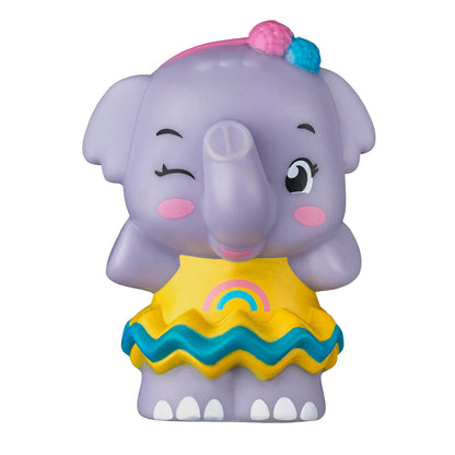 Timber Tots Durable Elephant Family Plush Set - 4 Unique Characters