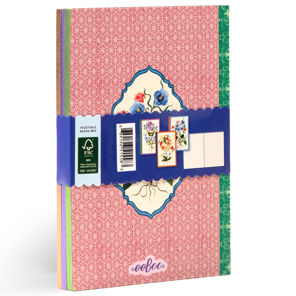 Piece&Love Flora's 3-Pack Mini Notebooks