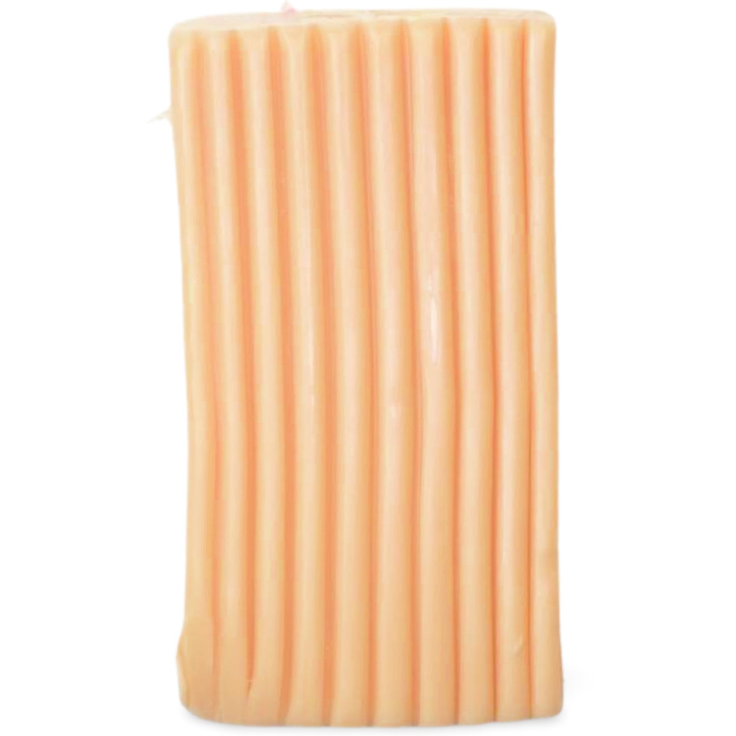 Sculpey Premo Clay Translucent 1lb block with ridged texture in cream and peach tones