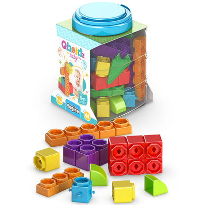 Engino Qboidz Baby - My First Steps 44pc Toddler Building Set